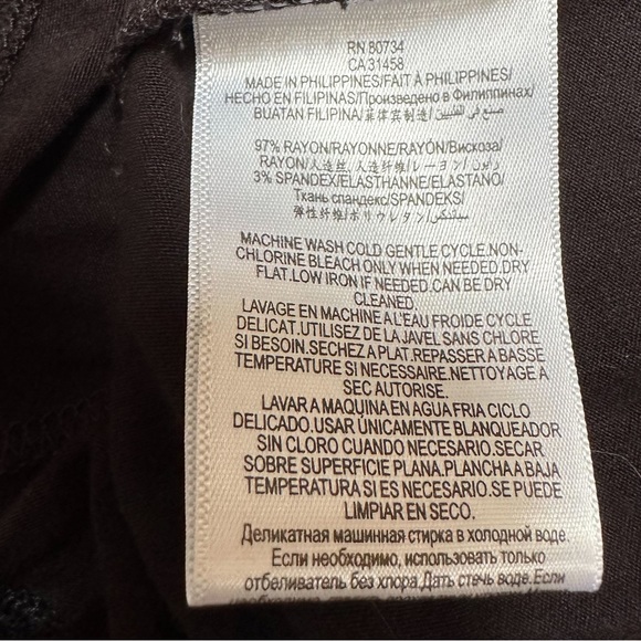 BCBGeneration fit-n-flare black scoop neck dress, S. - Picture 8 of 8